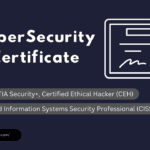 Cybersecurity certificate
